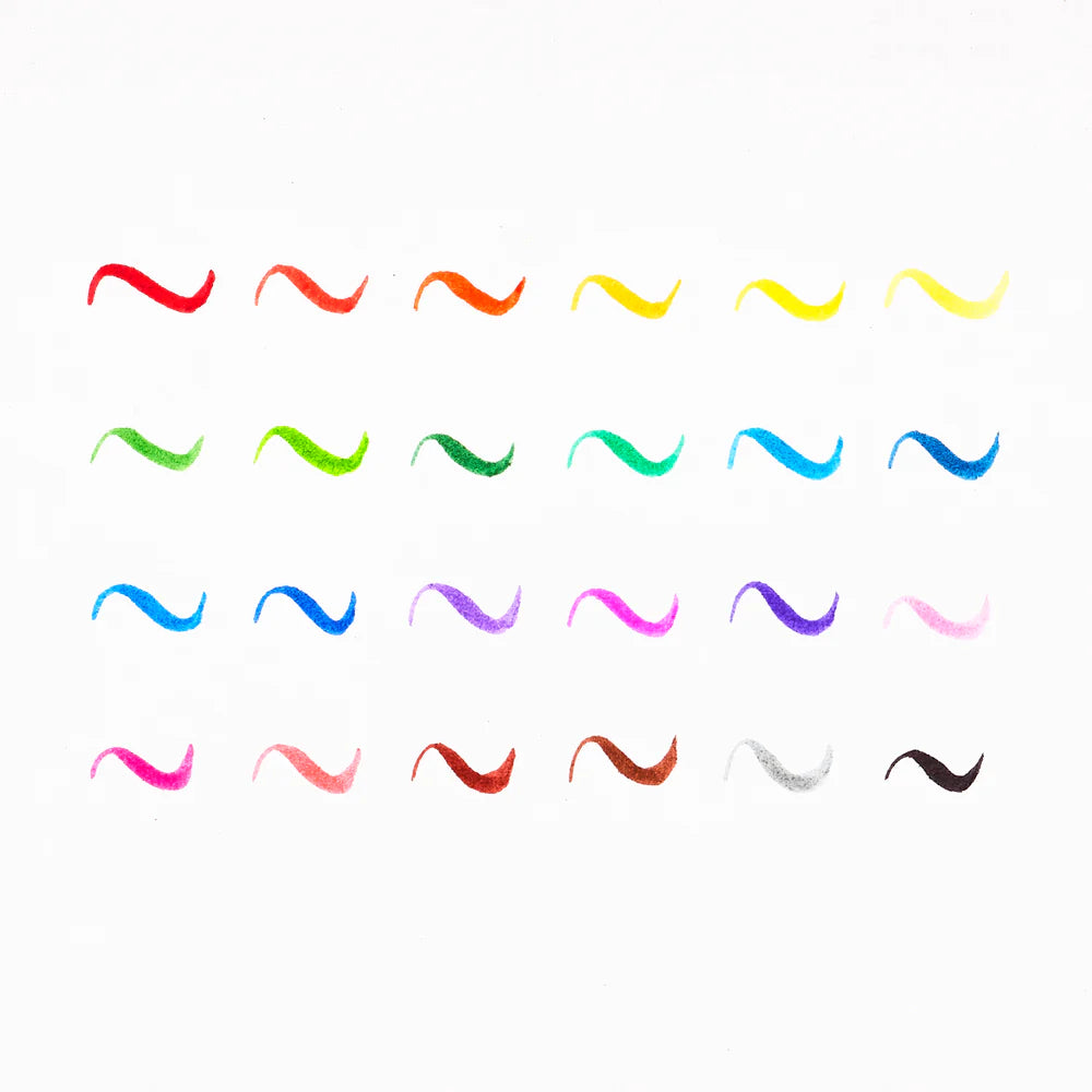 Brilliant Brush Markers - Set Of 12