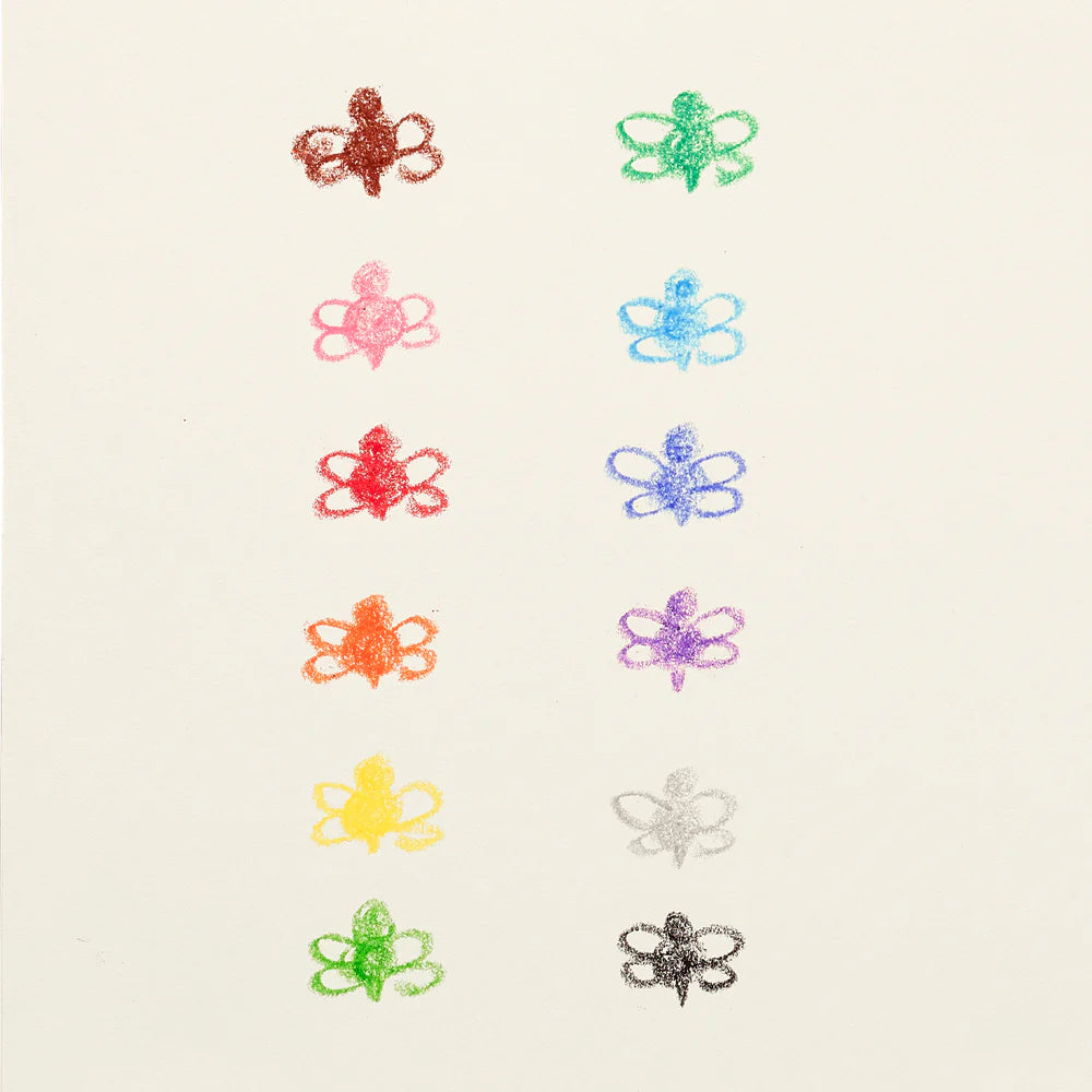 Brilliant Bee Crayons - Set Of 12