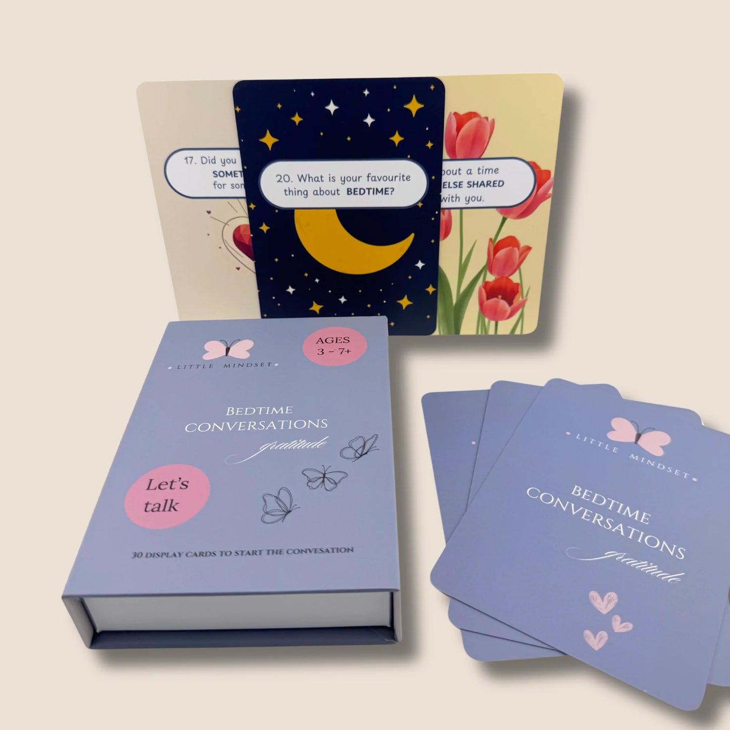 Little Mindset - Bed Time Conversation Flashcards