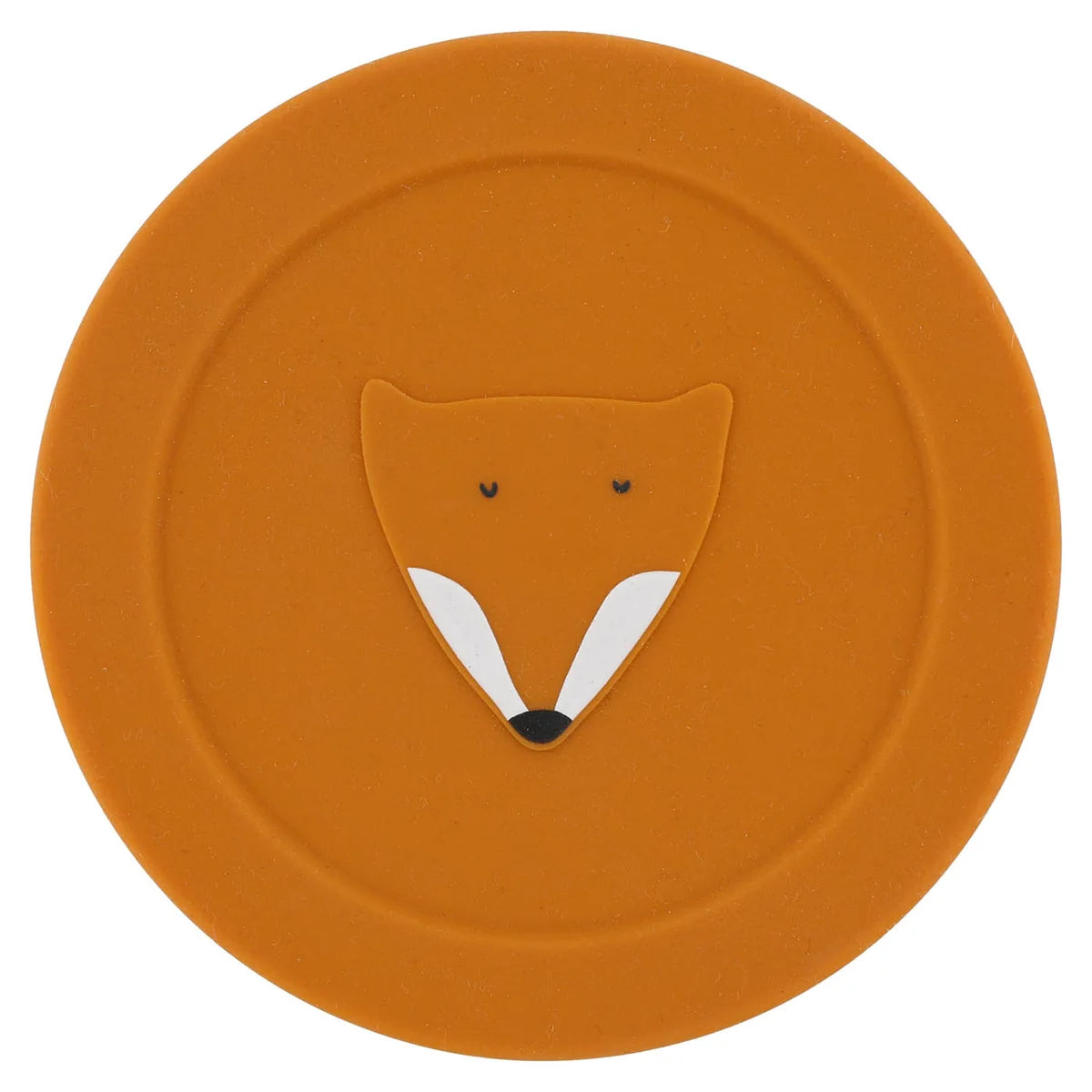 Silicone Snack Box With Lid- Mr Fox