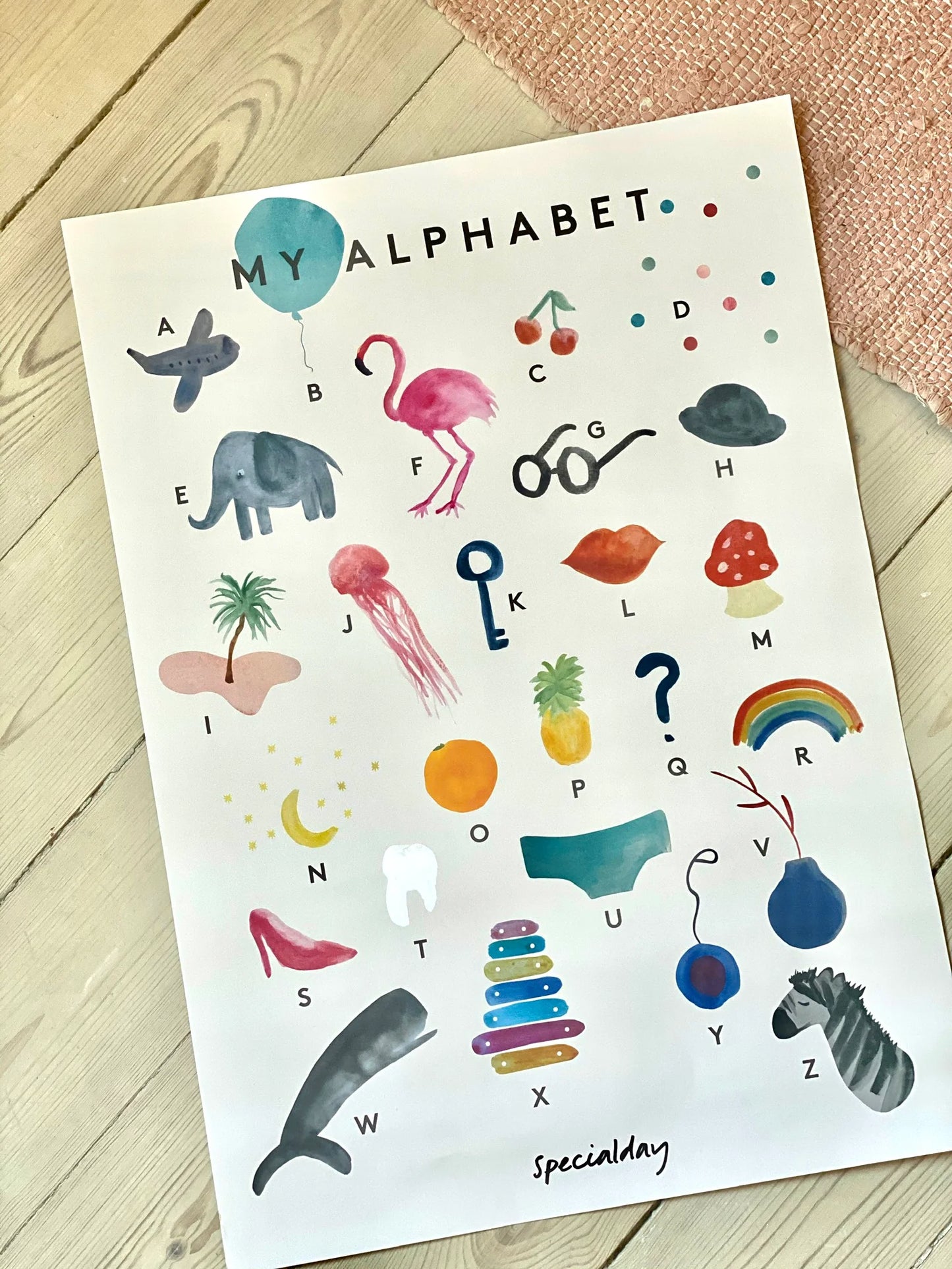 My Alphabet- Children Poster