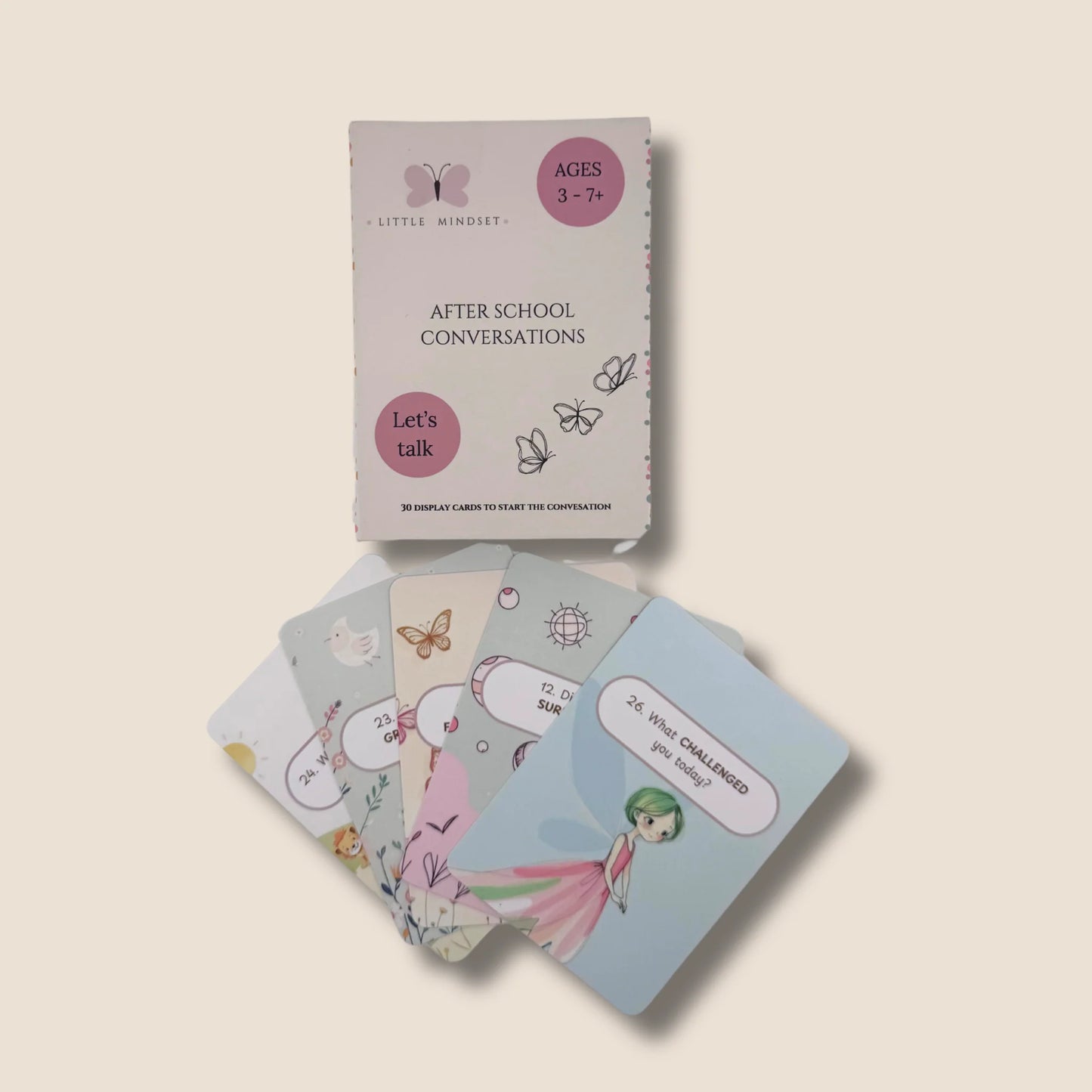 Little Mindset - After School Conversation Flashcards