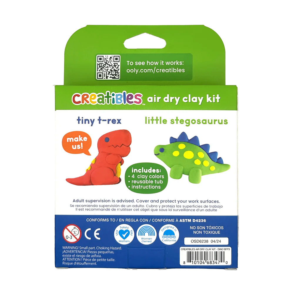 Creatibles D.I.Y. Air-Dry Clay Kit: Dino. Bffs