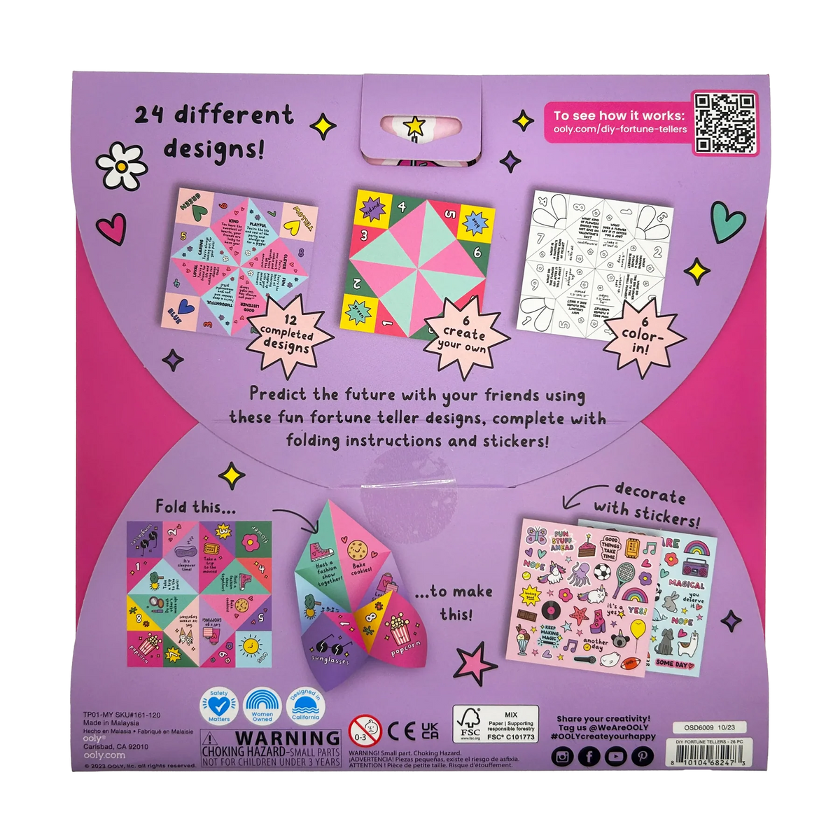 DIY Fortune Tellers (24 Designs)