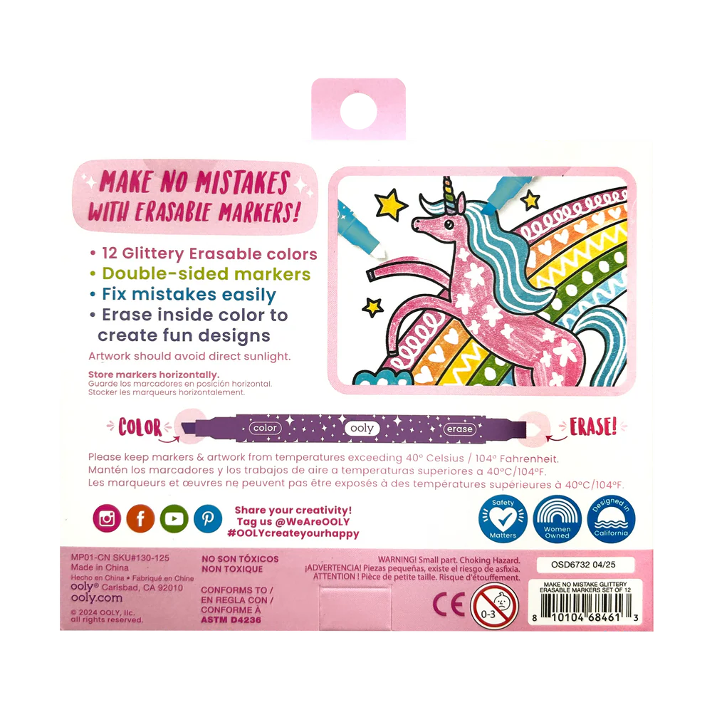 Make No Mistake Markers - Set Of 12