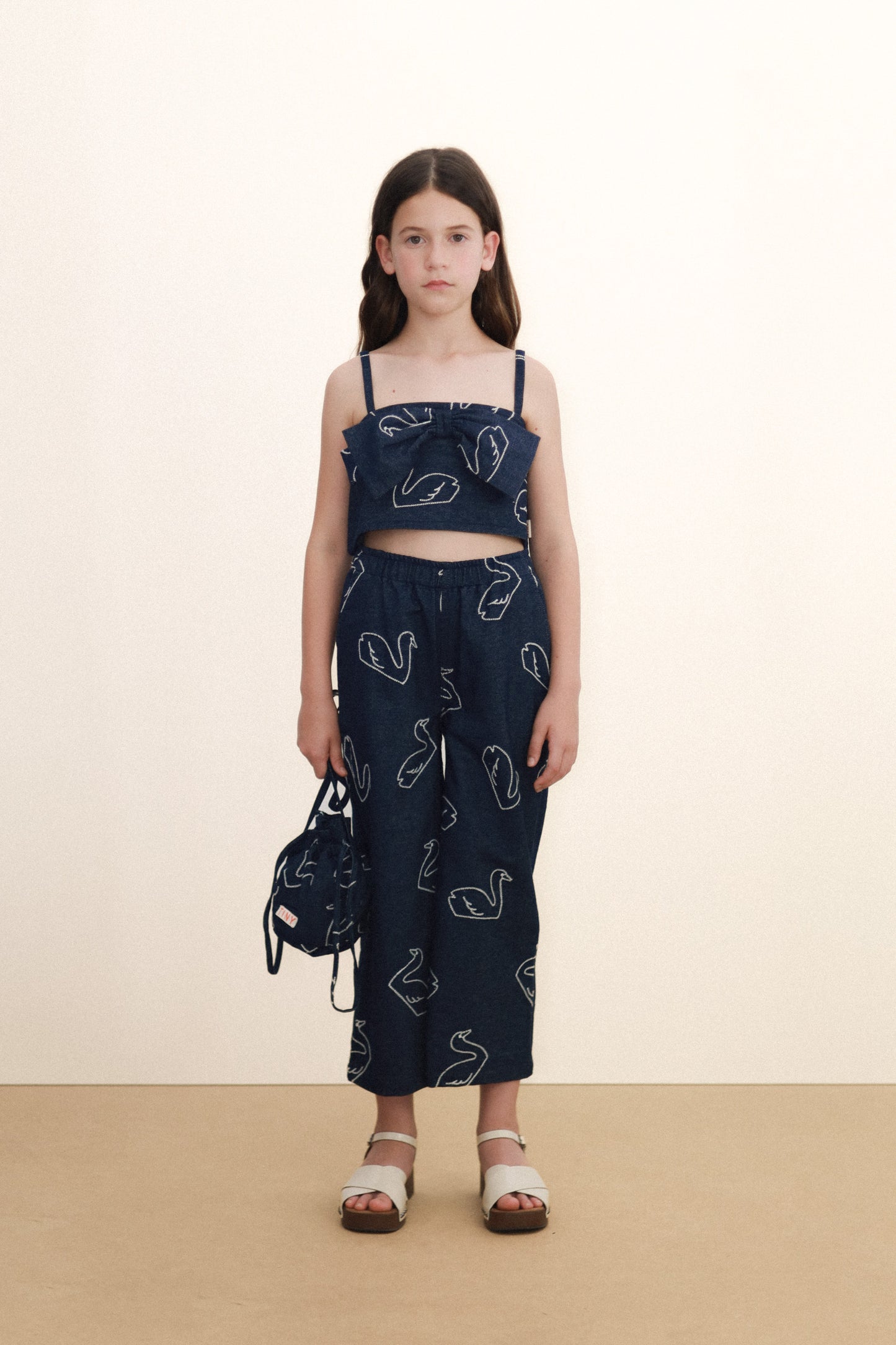 Big Swans Dark Wash Denim Pant| Kids Wear