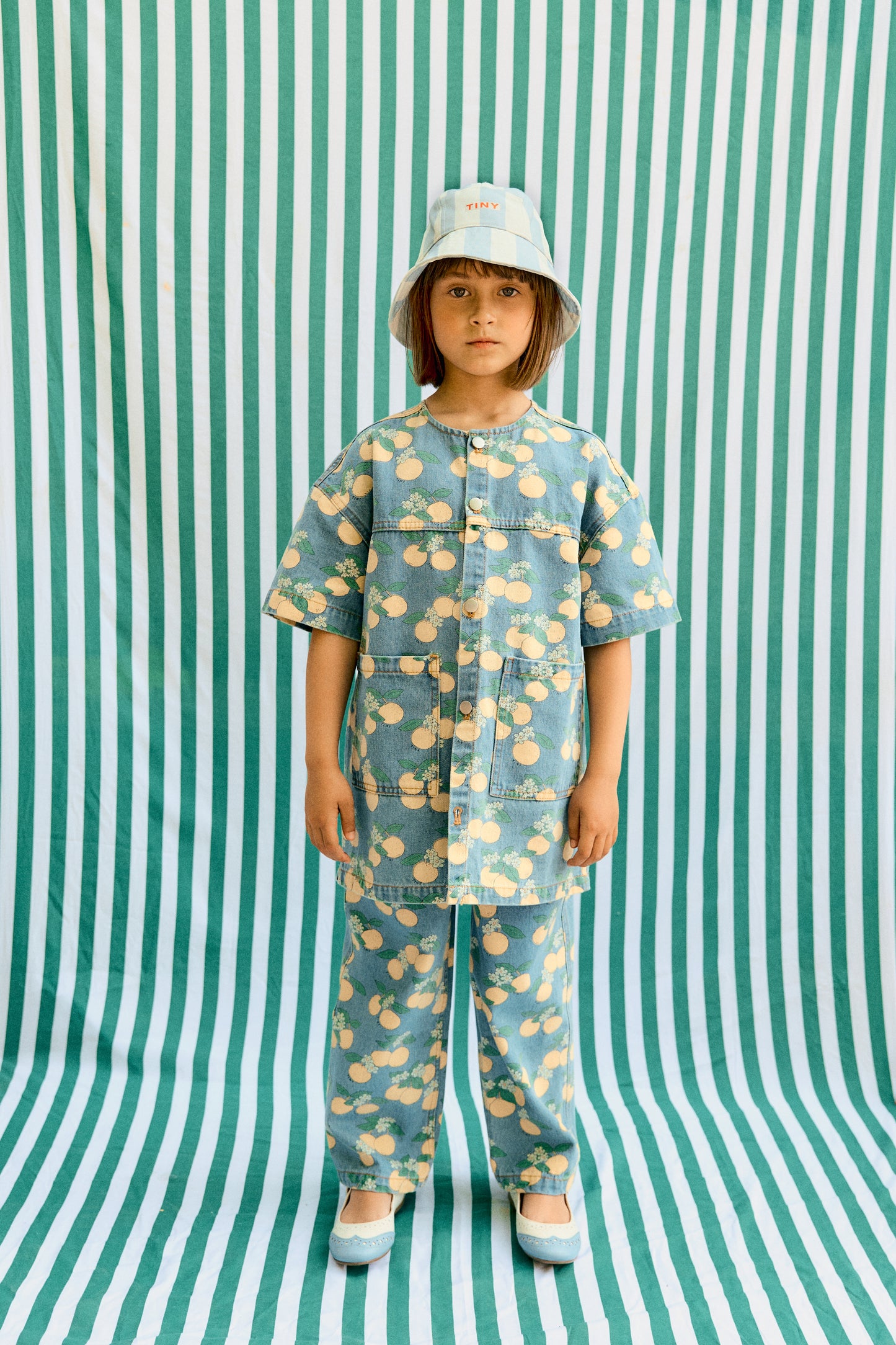 Orange Denim Jeans| Kids Wear