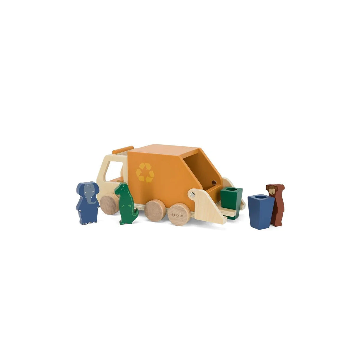 Wooden Garbage Truck