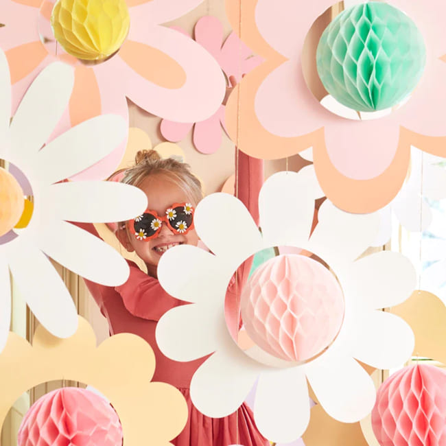 Peach Stripe Tablecloth