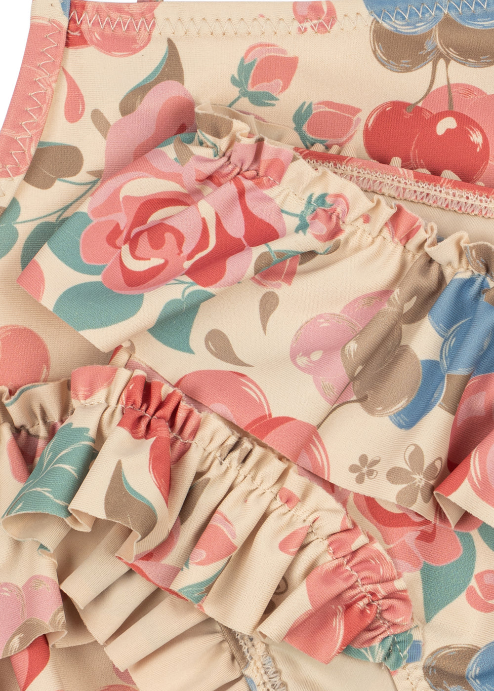 Manuca Frill Swimsuit- Bloomiegrape