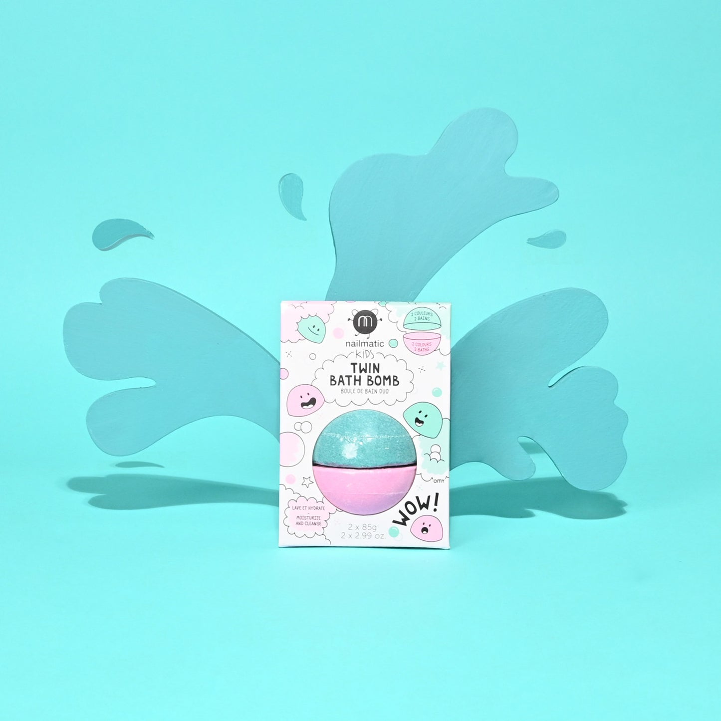 Twin Pink & Lagoon - Children's Bath Bomb