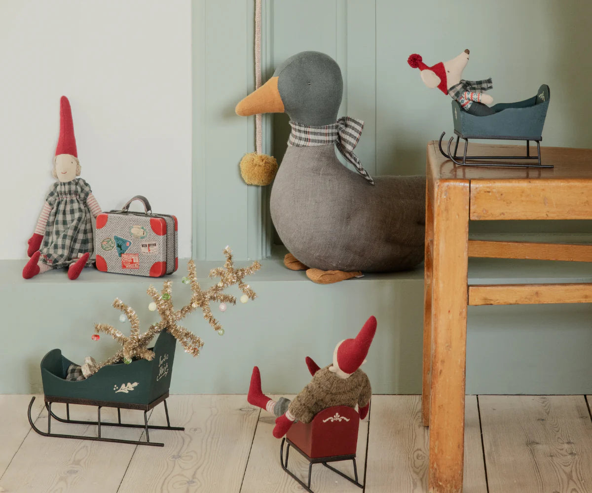 Maileg Miniature Mouse Sleigh