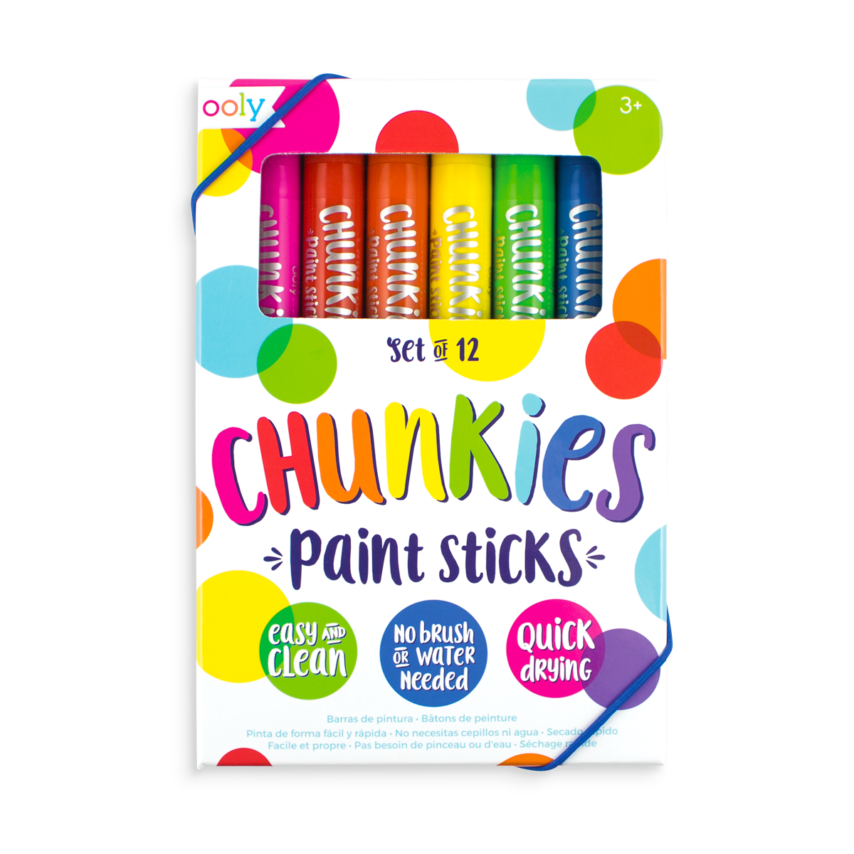 Chunkies Paint Sticks - Set Of 12 - Classic