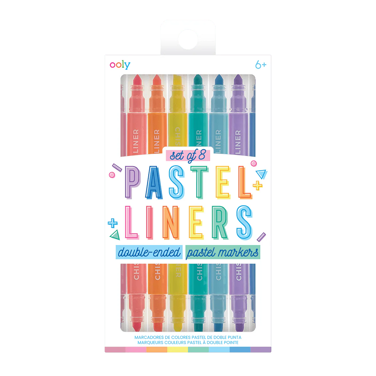 Pastel Liners Double Ended Highlighters