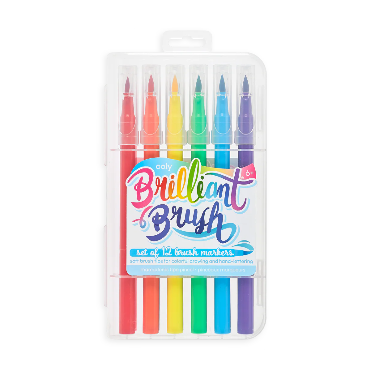 Brilliant Brush Markers - Set Of 12