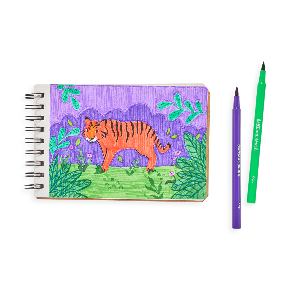 Brilliant Brush Markers - Set Of 12
