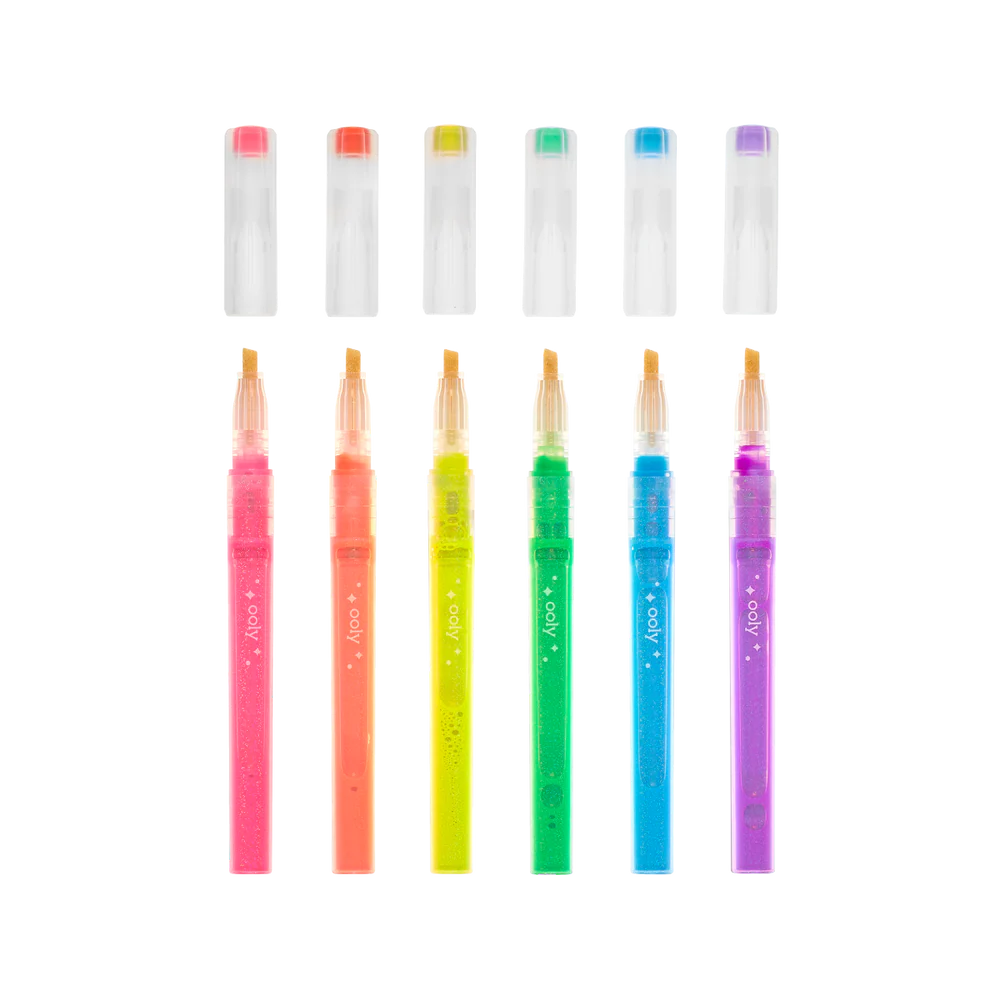 Oh My Glitter! Highlighters - Set Of 6