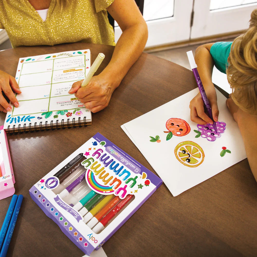 Yummy Yummy Scented Markers - Set Of 12