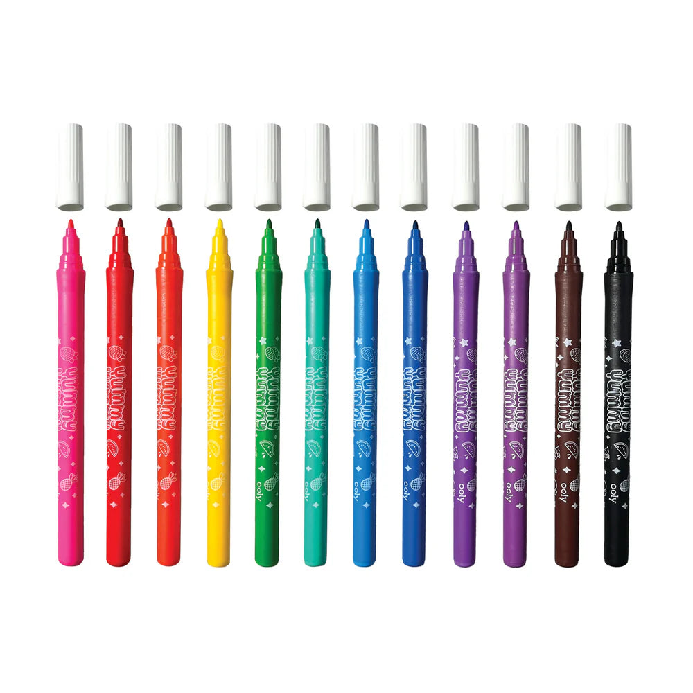 Yummy Yummy Scented Markers - Set Of 12