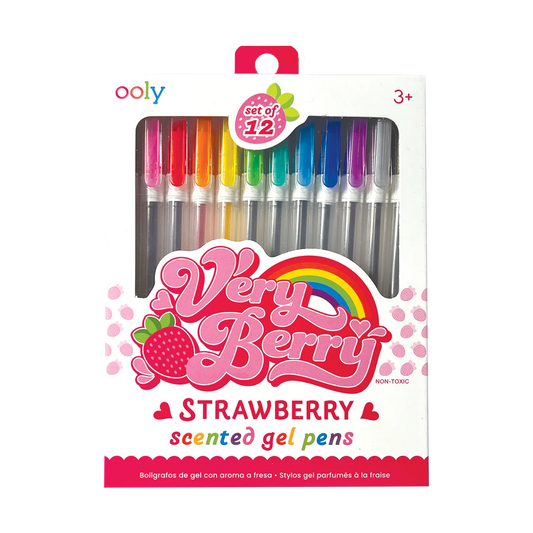 Very Berry Scented Gel Pens - Set Of 12
