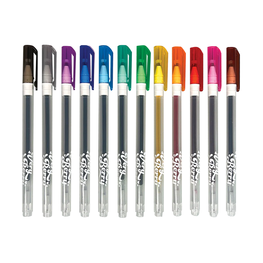 Very Berry Scented Gel Pens - Set Of 12