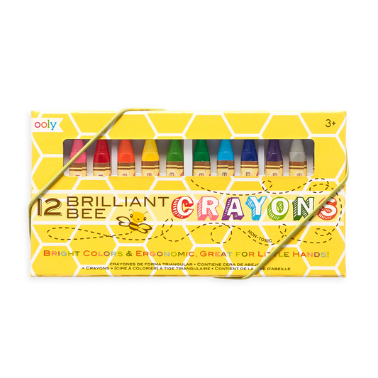 Brilliant Bee Crayons - Set Of 12