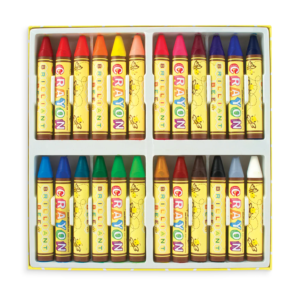 Brilliant Bee Crayons - Set Of 12