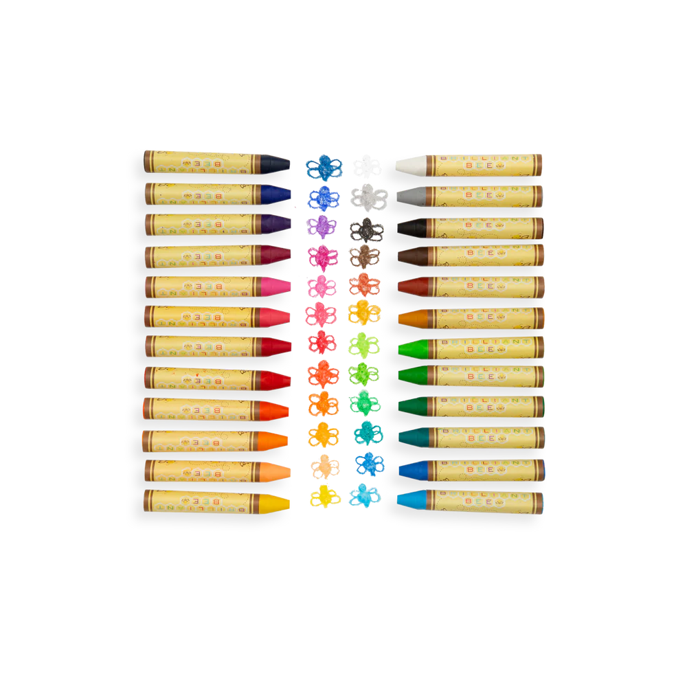 Brilliant Bee Crayons - Set Of 12