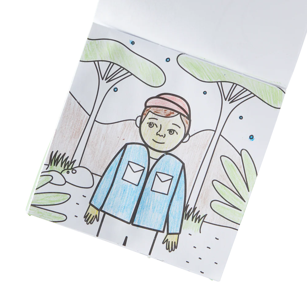 Carry Along Coloring Book Set - On Safari