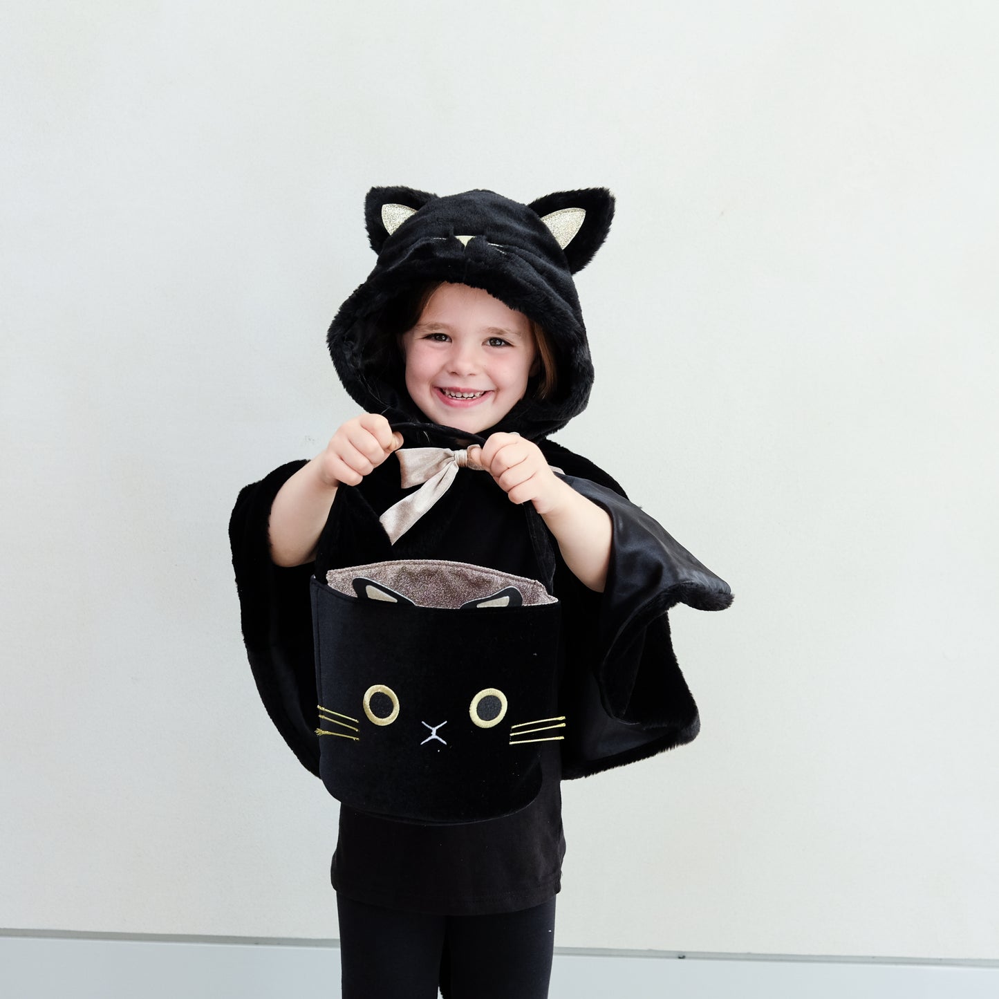 Cat Dress Up Cape- Black