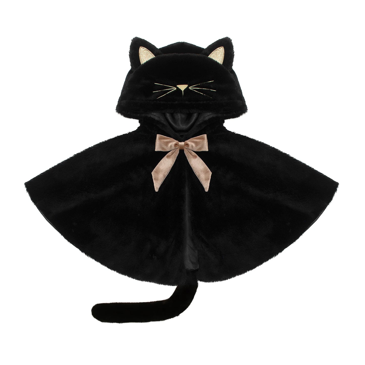 Cat Dress Up Cape- Black