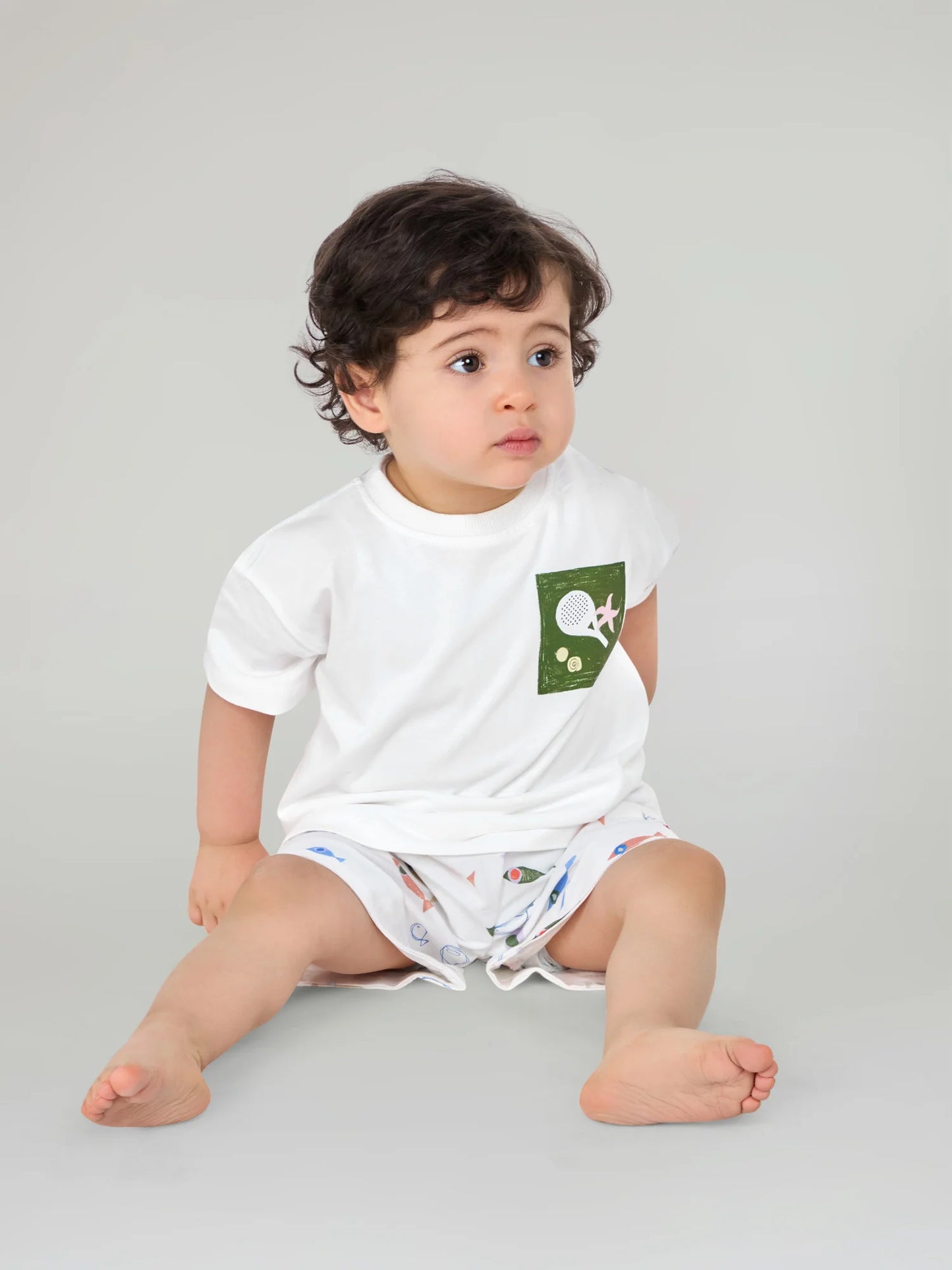 Jumeirah Tide Shorts- Kids Cotton Linen Shorts
