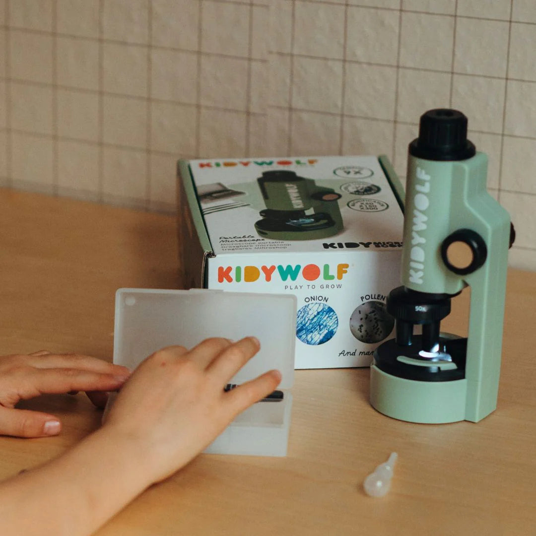 KIDYMICROSCOPE - Portable microscope - Green