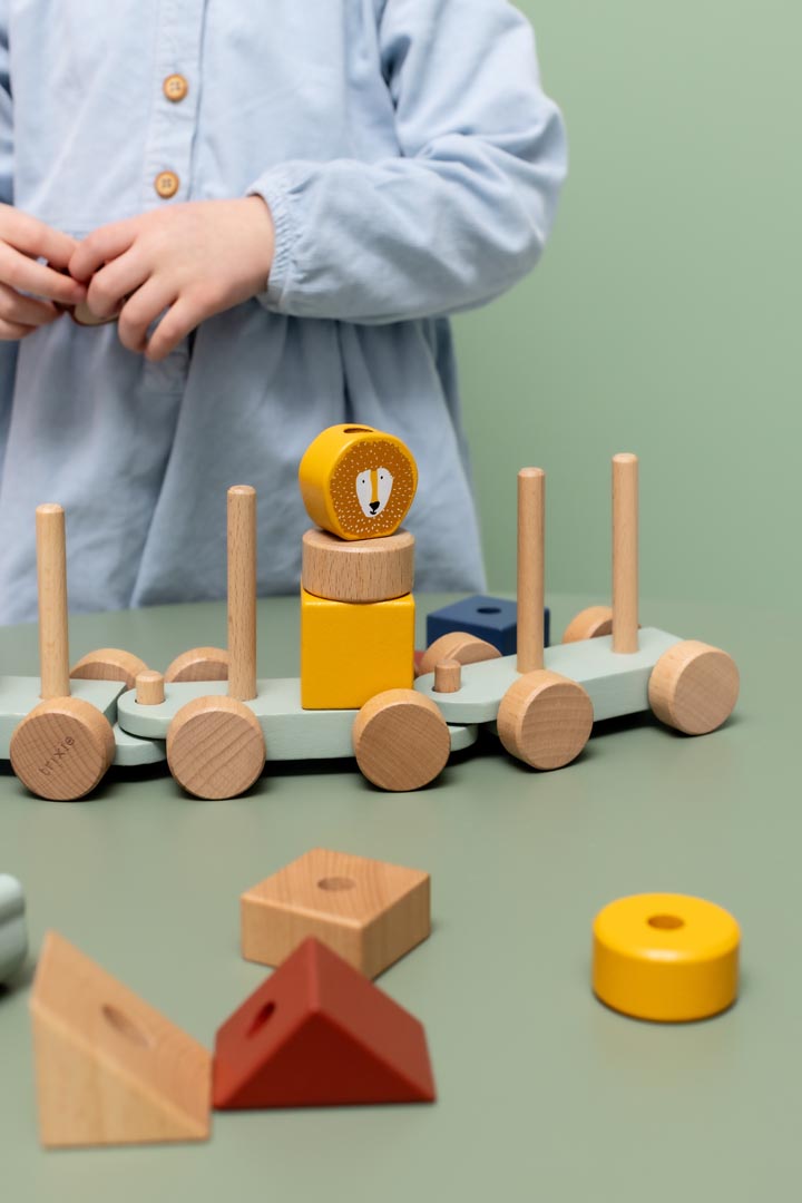 Wooden Animal Train
