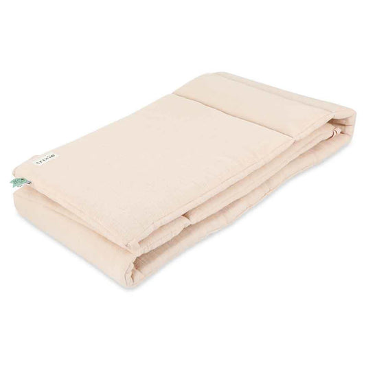 Organic Cotton Cot and Playpen Bumper - Bliss Beige