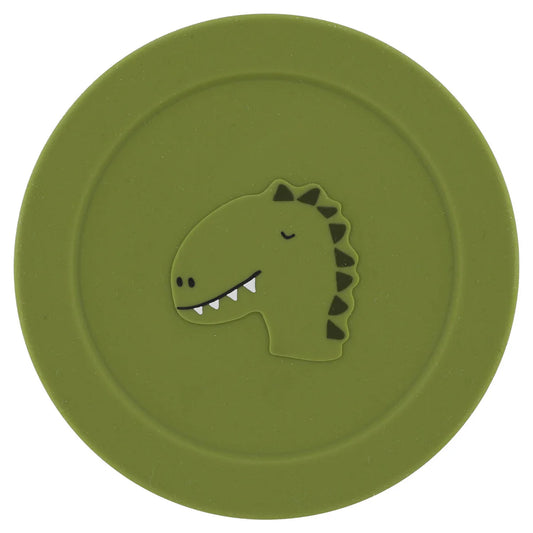 Silicone Snack Box With Lid- Mr Dino