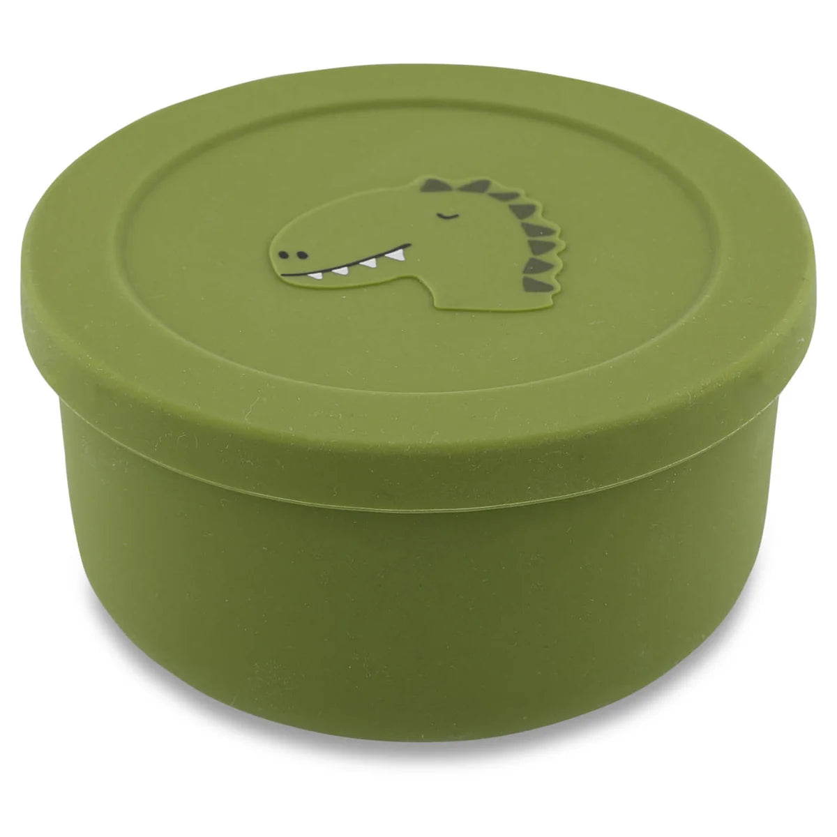 Silicone Snack Box With Lid- Mr Dino
