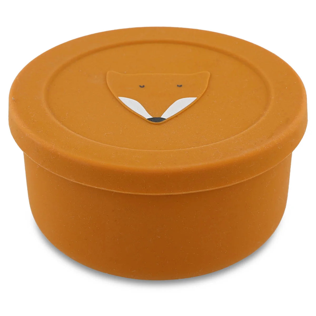 Silicone Snack Box With Lid- Mr Fox