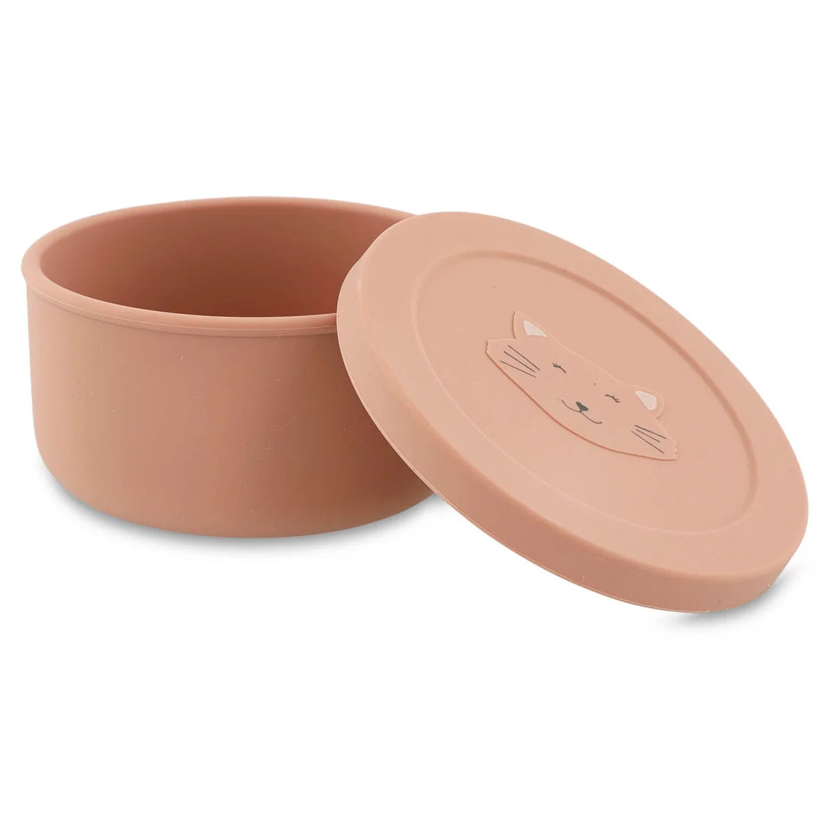 Silicone Snack Box With Lid- Mrs Cat