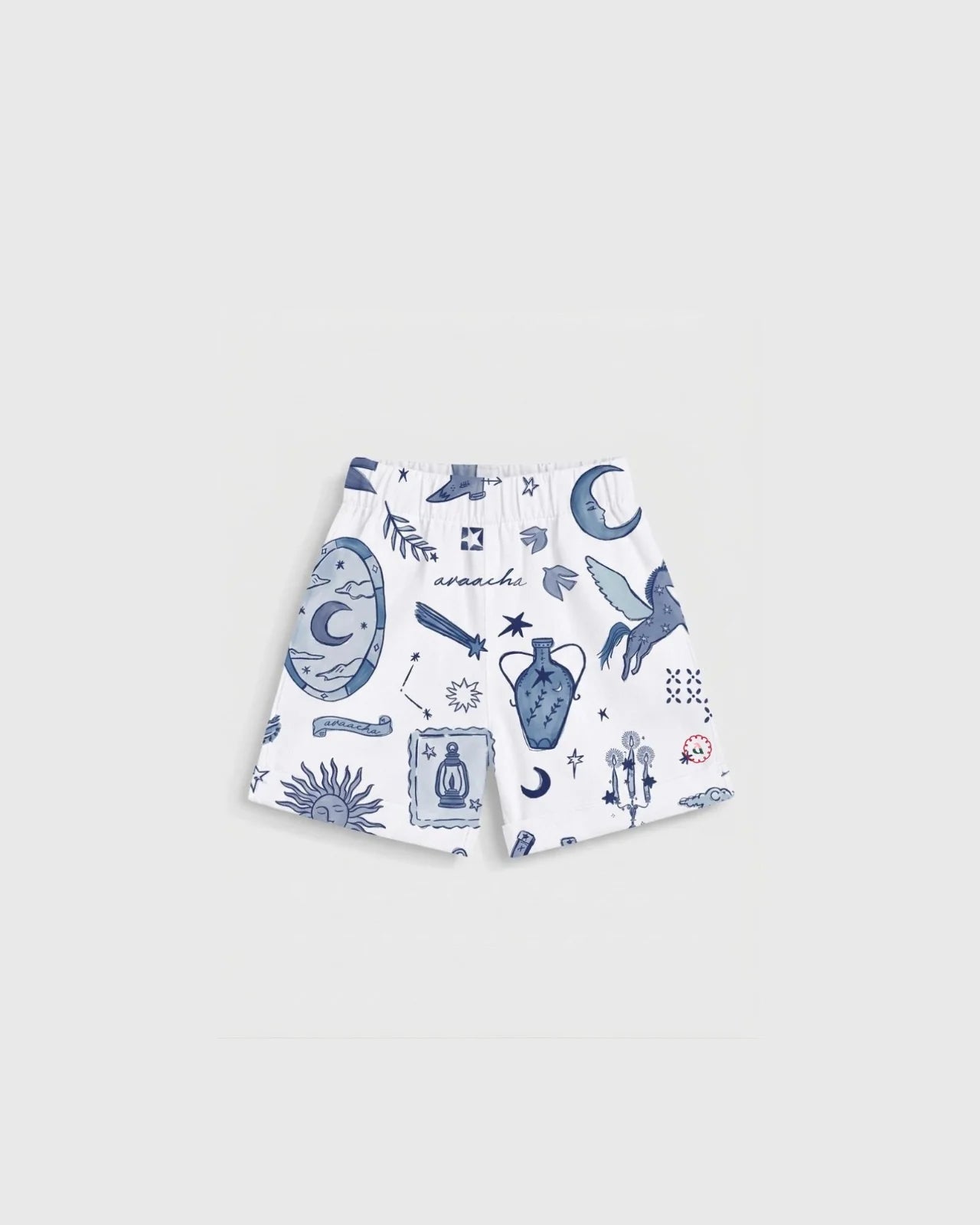 Celestial Shorts- Kids Cotton Linen Shorts