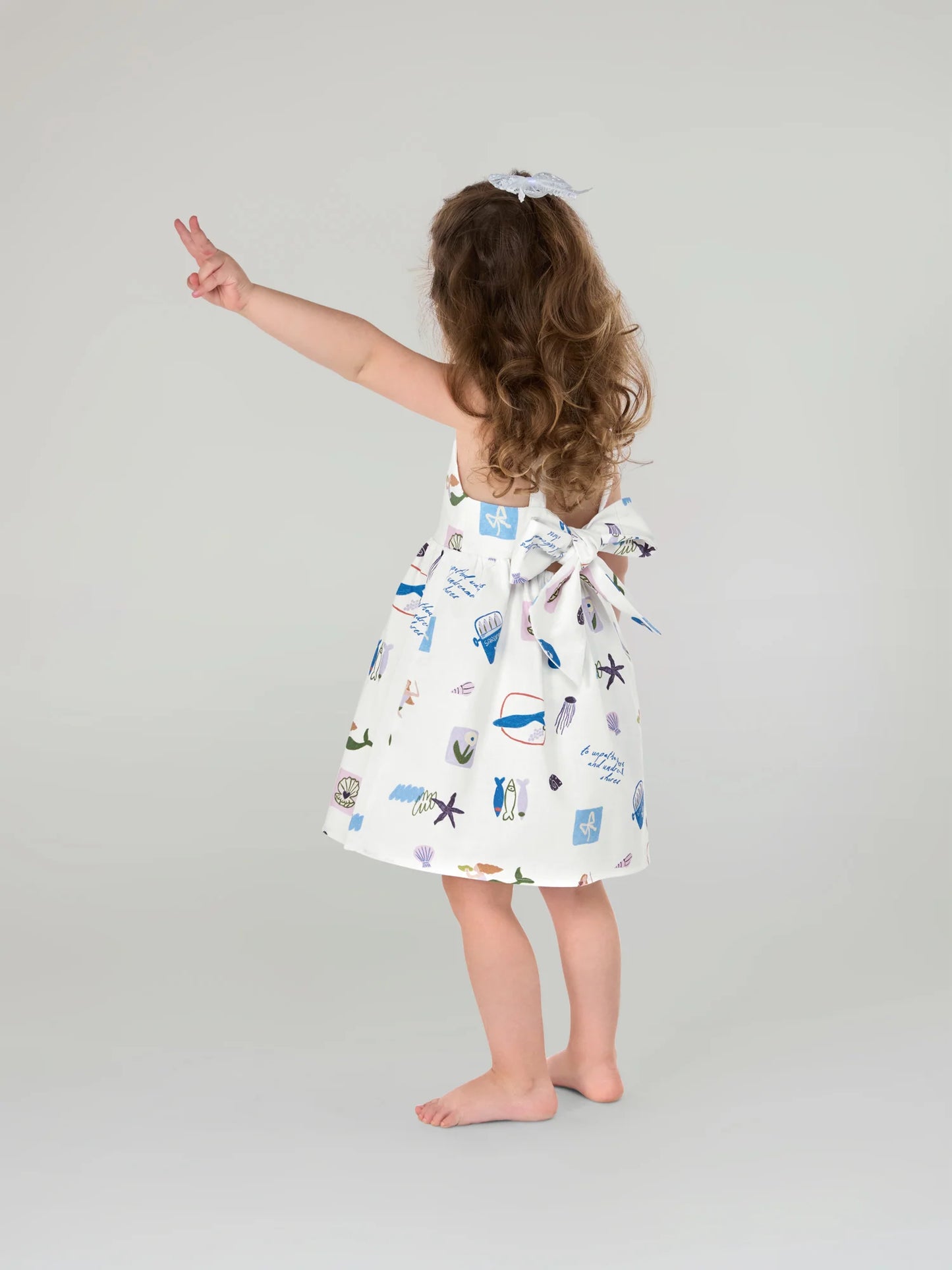 Ava Dress in Sirena Print
