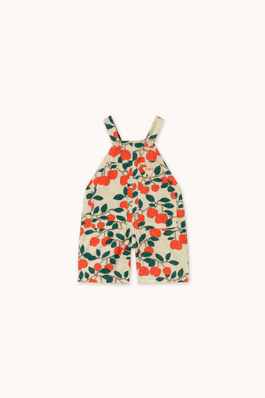 Tiny Apples Baby Dungaree- Dark Vanilla