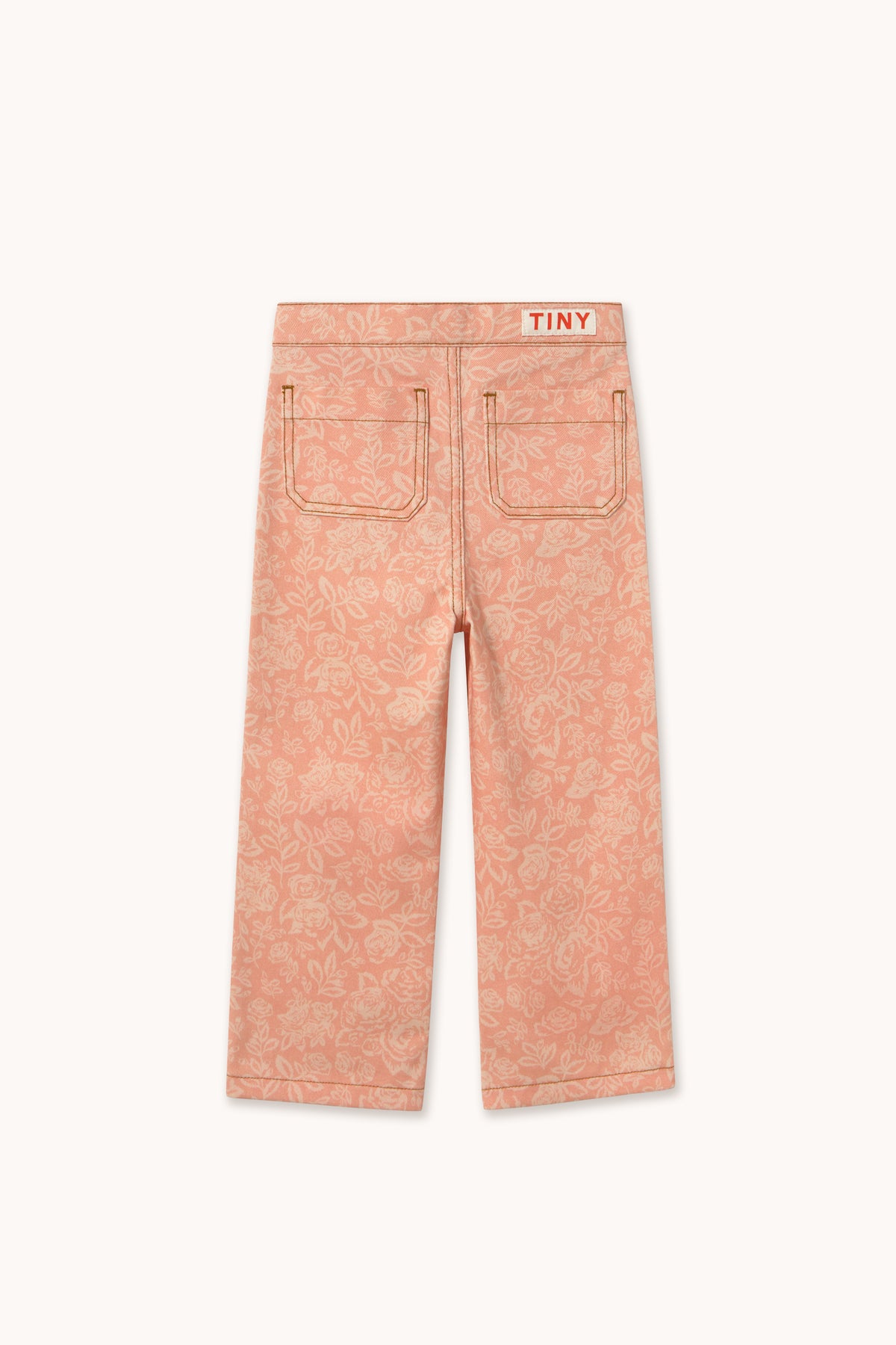 White Roses Fringe Denim Jeans| Kids Wear