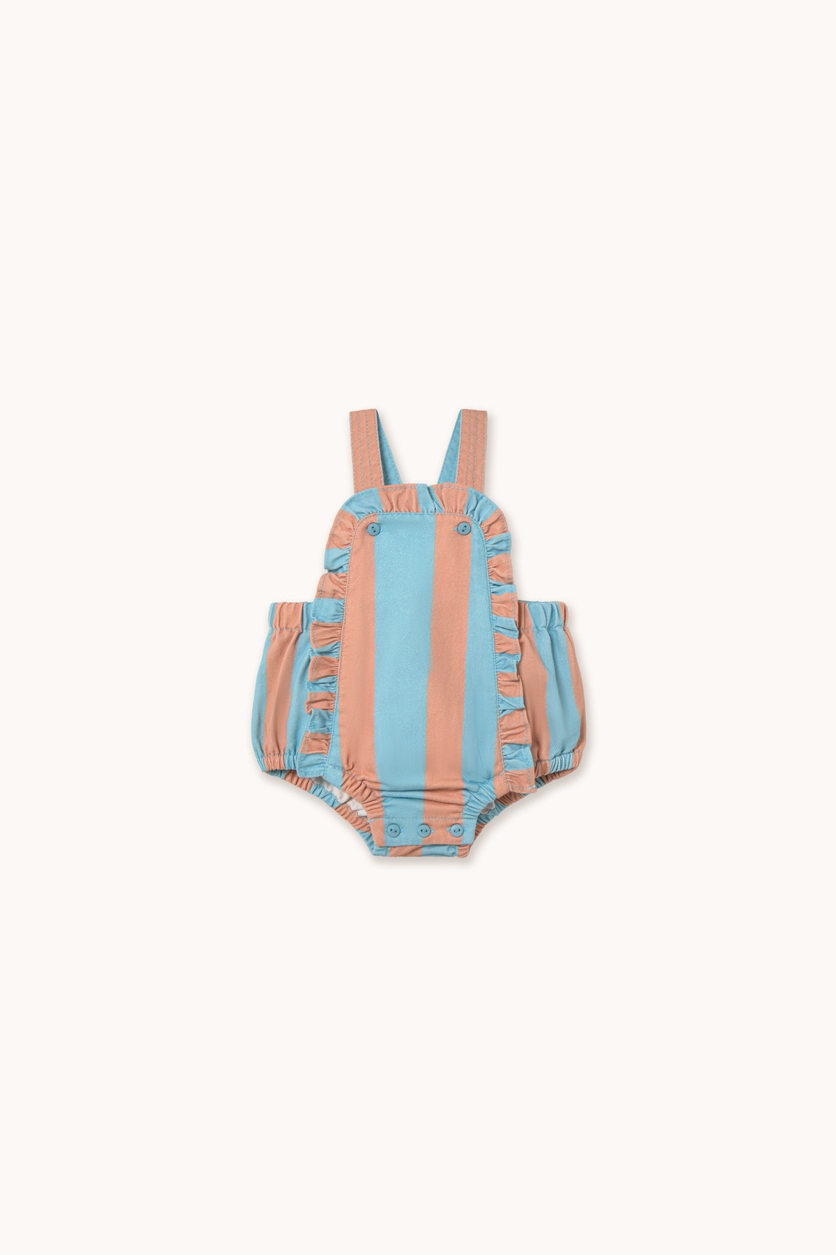 Blue & Pink Stripes Baby Body-  One Piece