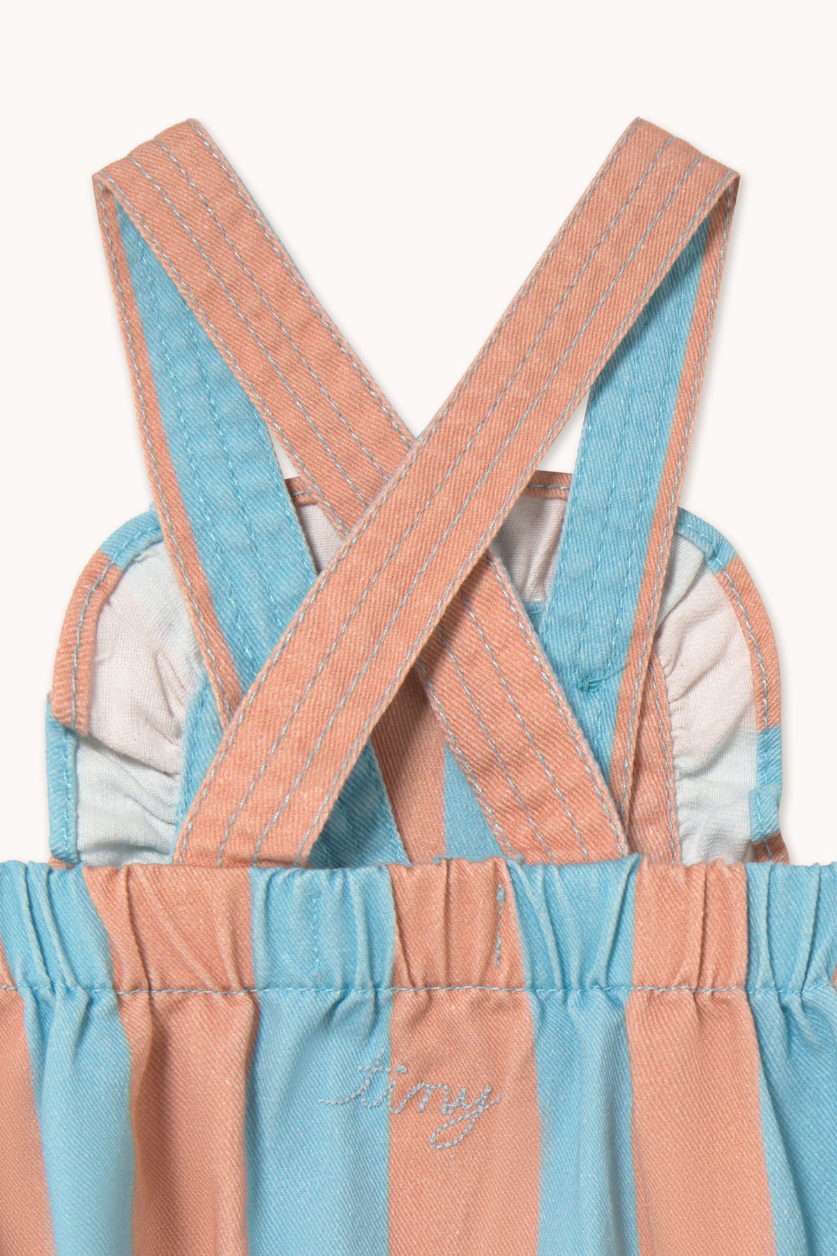 Blue & Pink Stripes Baby Body-  One Piece