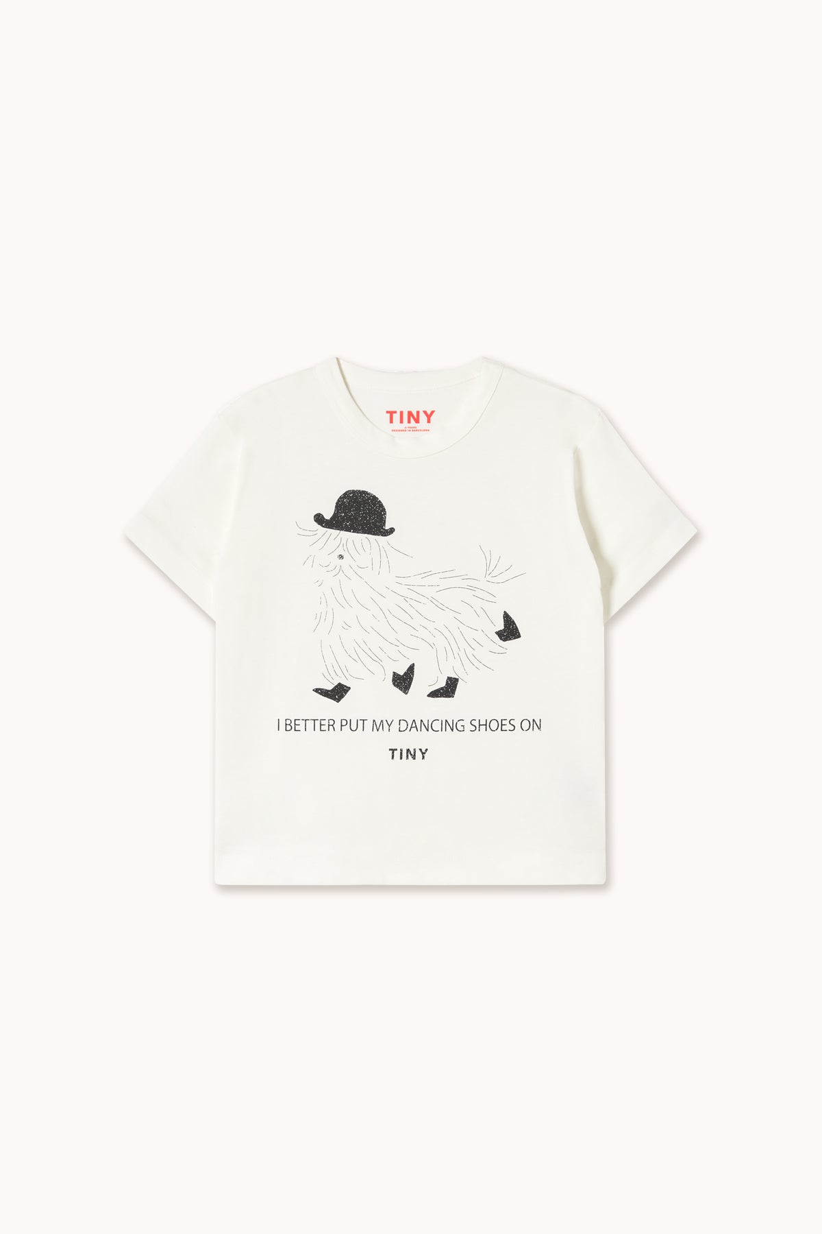 Tinycottons Dancing Shoes graphic tee in white