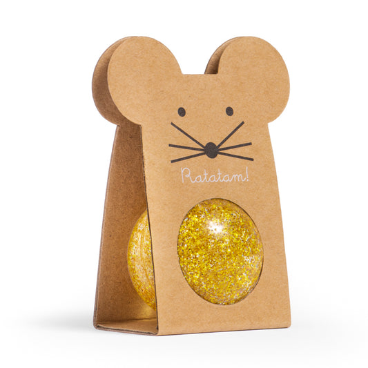 Glitter Bouncing Balls- Gold