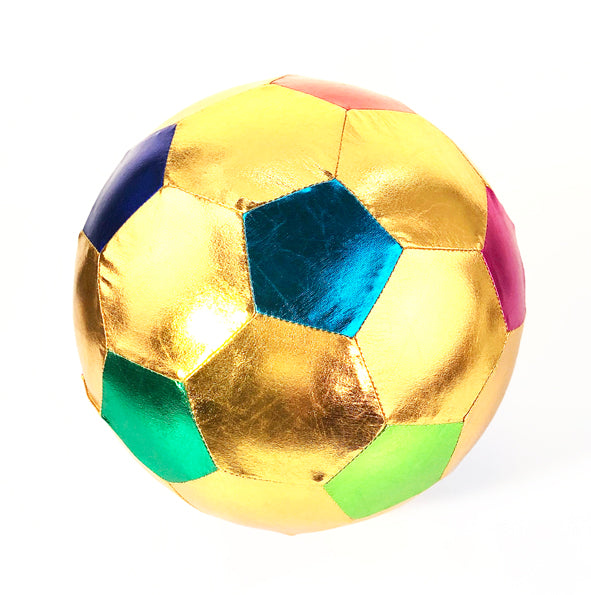 Metallic Foot Ball- Gold