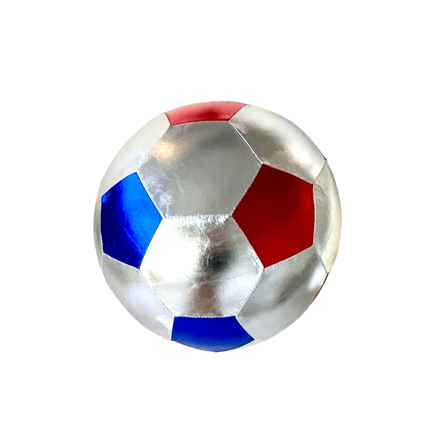 Metallic Foot Ball- Silver