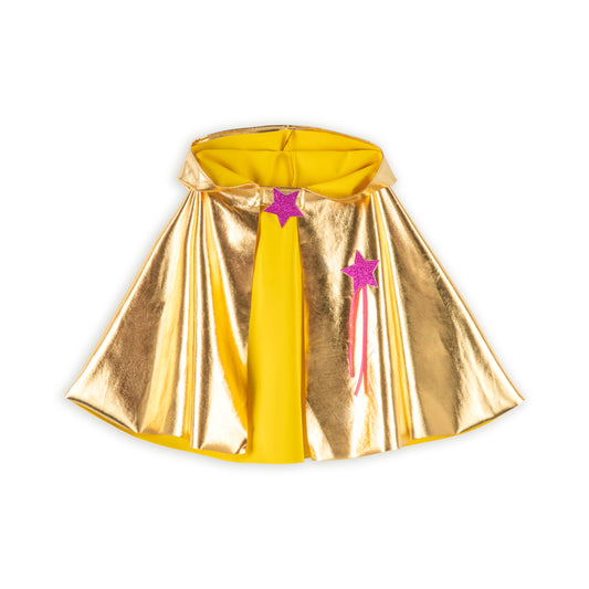 Metalic Funky Cape- Gold